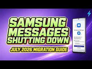 Samsung Messages Is Shutting Down in July 2026: Full Google Messages Migration Guide