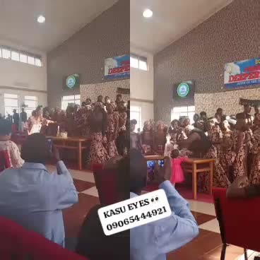 Congratulations 👏🎉 to kaduna state university students from United English Baptist Church as they were graduated today, greater heights to you all and may labour market favour you all. More videos on my status, the dance today was top notch, check it out yourself. 09065444921