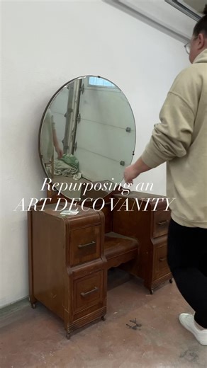 Repurposed ART DECO Vanity! | Salvaged by k. scott