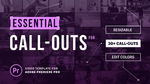 Essential Callouts Library | MOGRT for Premiere