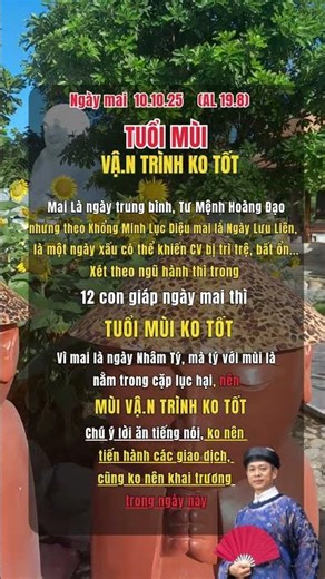 Tuổi Này ngà.y mai ko tốt …