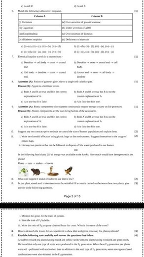 Science Sample Paper class 10 for practice❤ #stydywithme #resistanceinseriesandparallel #exam #study