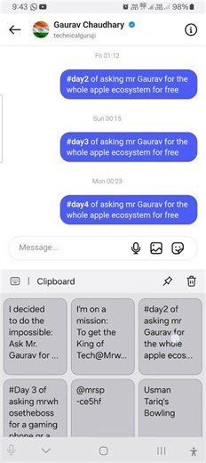 #day5 of asking mr Gaurav for the whole apple ecosystem for free