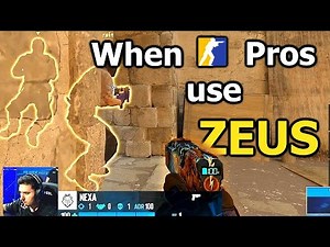 When CS2 Pros use Zeus..