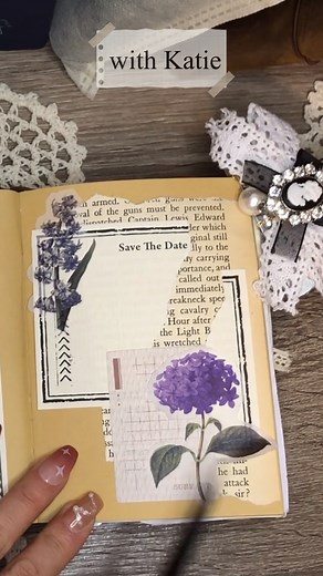 Scrapbooking Ideas with Old Book | Journal/Scrapbook