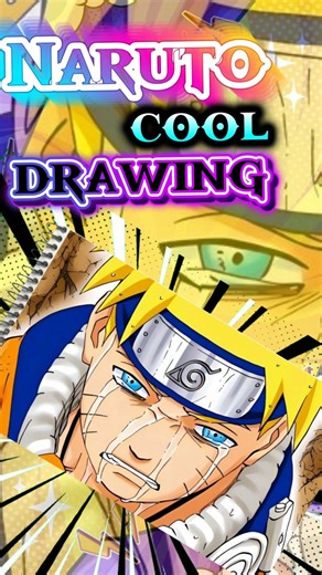 Naruto Emotional Drawing 😢 | Cool Naruto Art | #shorts