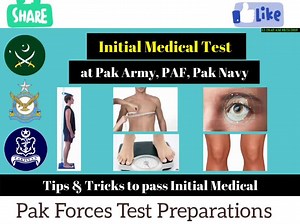 Initial Medical TeSt At |!♣ Pak Army, Pak Air Force, Pak Navy |!🇵🇰 Tips & Tricks To 💯% Pass Initial Medical. | Pak Forces Tests Preparations