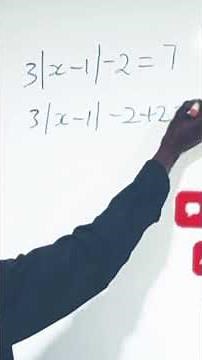 How to solve absolute value equations | james'mathacademy | lesson two