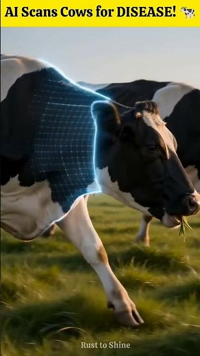 AI Scans Cows for DISEASE! 🐄 Smart Livestock Monitoring #Shorts