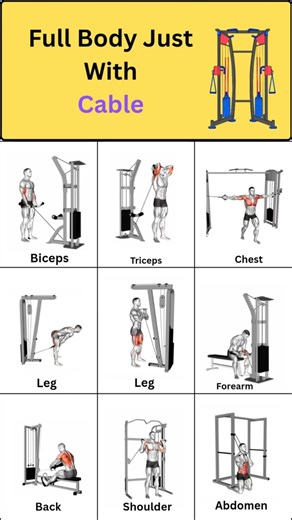 🔥Cable Training Masterclass: All Muscles, One Machine 🔥