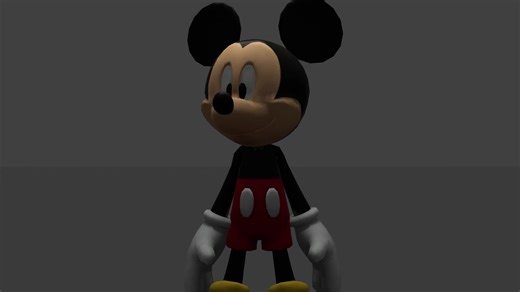 Mickey Mouse Dancing animation #animation3d #blender #mickeymouse