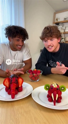 Who has the better strawberry elephant