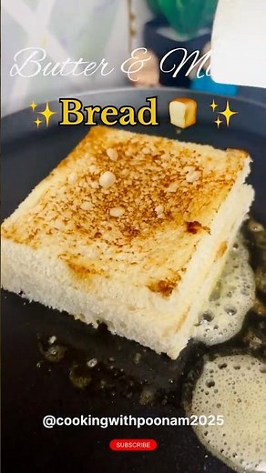 Milk Bread + Butter = Viral Crispy Snack 💥 #butterbread #milkbread #viral #foodreels #tranding