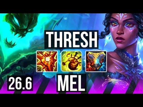 THRESH & Nilah vs MEL & Ezreal (SUP) | 15K damage | EUW Master | 26.6