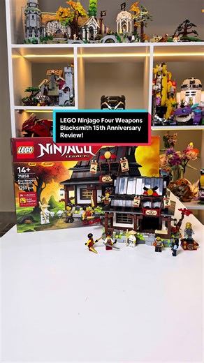 LEGO Ninjago Four Weapons Blacksmith 15th Anniversary Review! This set was gifted by The @lego Group as part of the LEGO Ambassador Network. #rlfm #reviews #71858 #lego #ninjago
