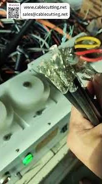 Fast Automatic Cable Shielding Net Brushing and Cutting Machine Over Manual Wire Processing