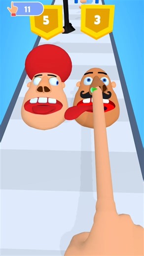 Finger Run 3D 😁 #games #videogame #shortsfeed #trending #7x7