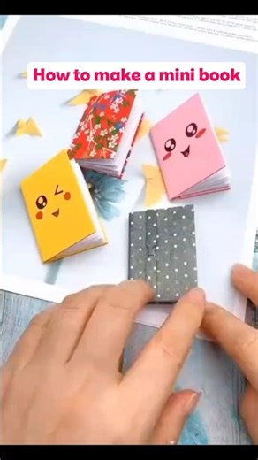 "How to Make a Cute Mini Book – DIY Tutorial"