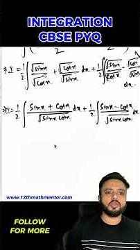 Integration of root Tanx Solved | CBSE Class 12 Maths #12thmathmentor