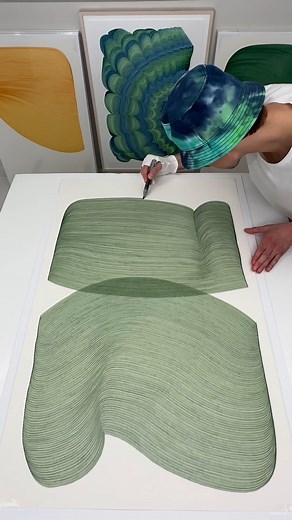 Domestika | ¡Sumérgete en el arte tridimensional de @danapiazza! El artista visual crea diseños abstractos que retratan la ilusión de profundidad y... | Instagram