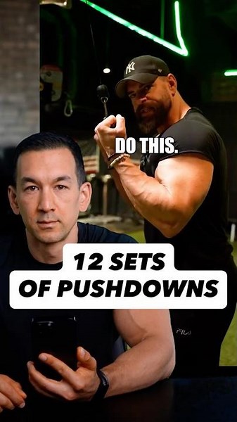 How not to train your triceps...