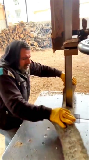 Firewood process #logsplitter