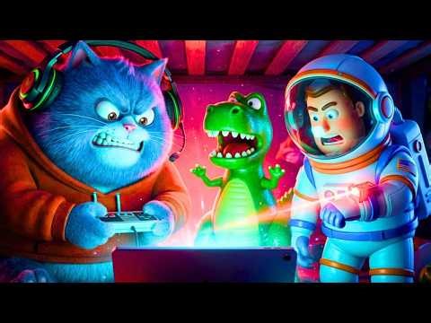 Cat VS Toy Story but it's an EPIC Boss Fight! (Who Survives?) 😱