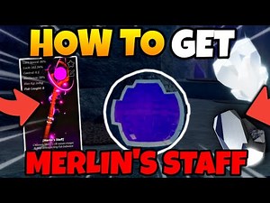 HOW TO EASILY GET MERLIN'S STAFF In Fisch | Roblox