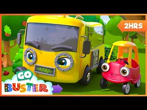 Buster Stands Up Against the Mean Robot | Go Buster | Moonbug Kids - Cartoons & Toys