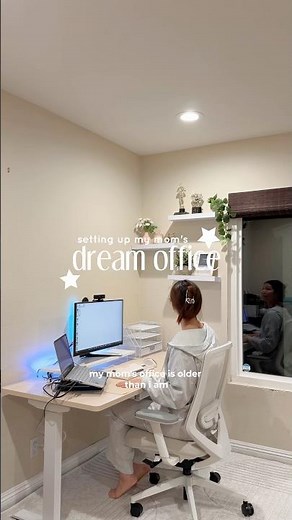 DREAM OFFICE SETUP🪴💛 i love the branch duo standing desk & ergonomic chair pro #desksetup #office