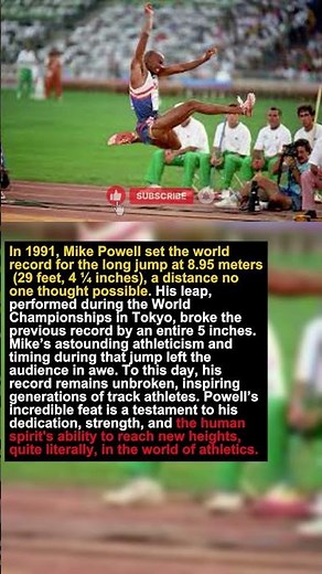 The Man Who Jumped 8 8 Meters 😲