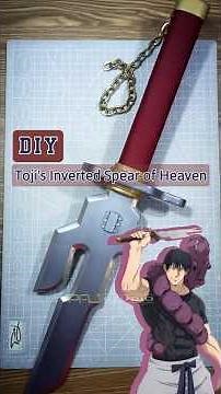 DIY JJK Toji's Inverted Spear of Heaven #jjk #jujutsukaisen #toji #animecollection #diy #fyp