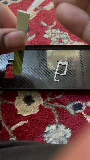 How to remove sim tray broken inside the phone