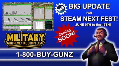 Military Incremental Complex - Official Steam Next Fest Demo Update Trailer