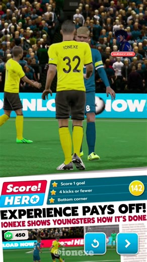 Perfect Level 142 - Score! Hero Gameplay Walkthrough #soccer #football #scorehero #tiktokgame #3star