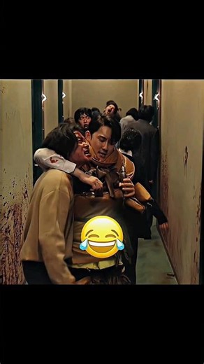 bro's moment before funny 😂 l #kdramaedit #shorts #newtopia #zombie