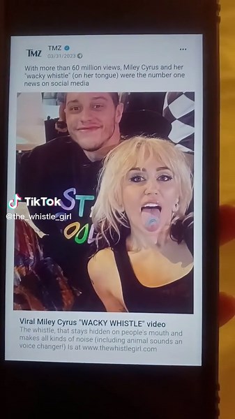 @mileycyrus made a viral video using the WACKY WHISTLE!!! You can buy the wacky whistle at www.thewhistlegirl.com #wackywhistle #thewhistlegirl #milecyrus #Hawaii