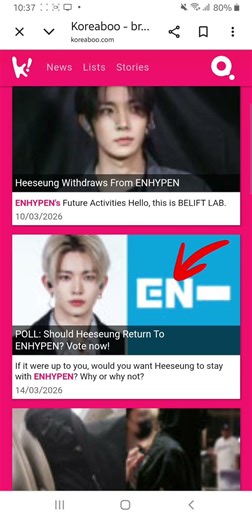 Guys vote on "koreaboo" i have already done , type done after voting ❗❗💪💪