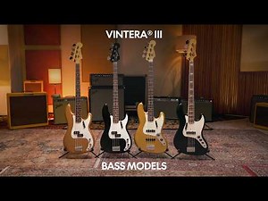 Exploring the Vintera III Bass Models | Vintera III | Fender