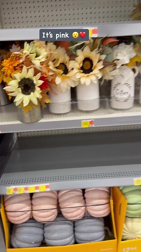 259K views · 1.2K reactions | did you see the pink pumpkins, I won’t be buying any because it wouldn’t go with my decor but they’re very cute!❤️ #walmartfinds #diyideas #decoration #homedecor #homedecorideas #fallvibes #diy #farmhousekitchen Walmart | Creating with Ms Nancy | Facebook
