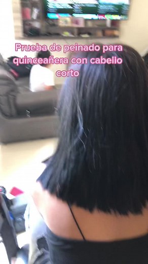 Peinados para quinceañera con pelo corto