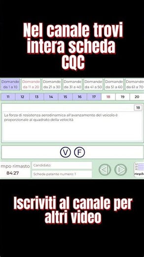 Quiz CQC #patentic #shorts #patenti #quiz #quiztime #patentediguida