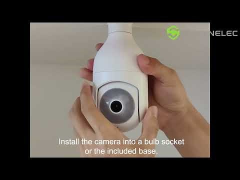 How to connect Symynelec P6 bulb camera to 2.4GHz WiFi?