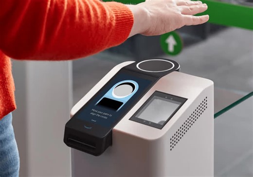Amazon One is a contactless palm reader used for identity verification