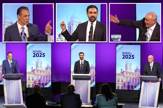 Top 5 moments from the final NYC mayoral debate: Napkin resumes, insults and a special guest stunt