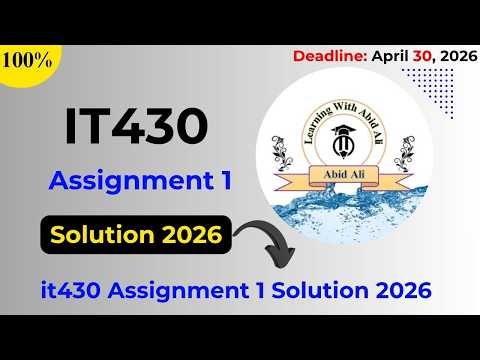 IT430 Assignment 1 Solution 2026 | Complete HTML Clinic Website (Step by Step)