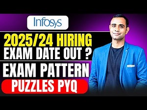 Infosys 2025 & 2024 Hiring Exam Date | Infosys System Engg Exam pattern | Puzzles Questions