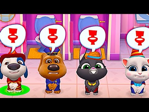 POOP 💩 TIME TALKING TOM FRIENDS 😂