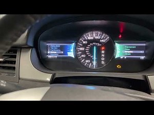 How To Reset The Oil Life on a 2013 Ford Edge.
