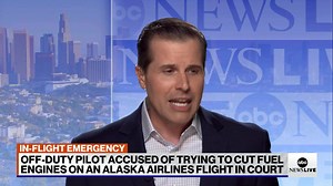ABC's Alex Stone joins Kayna Whitworth after the off-duty pilot accused of allegedly trying to cut fuel engines on an Alaska Airlines flight appeared in court today to plead not guilty to 83 attempted murder charges. | ABC News Live